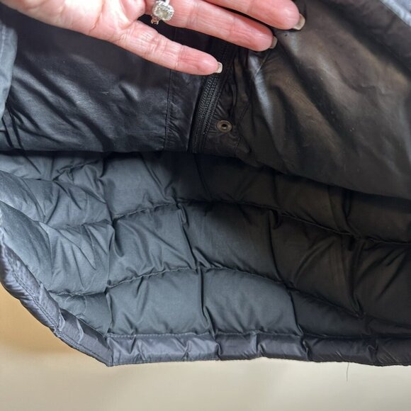 The North Face Long 600 Down Insulated Jacket Womens Black Small Parka Outdoor - Picture 10 of 16